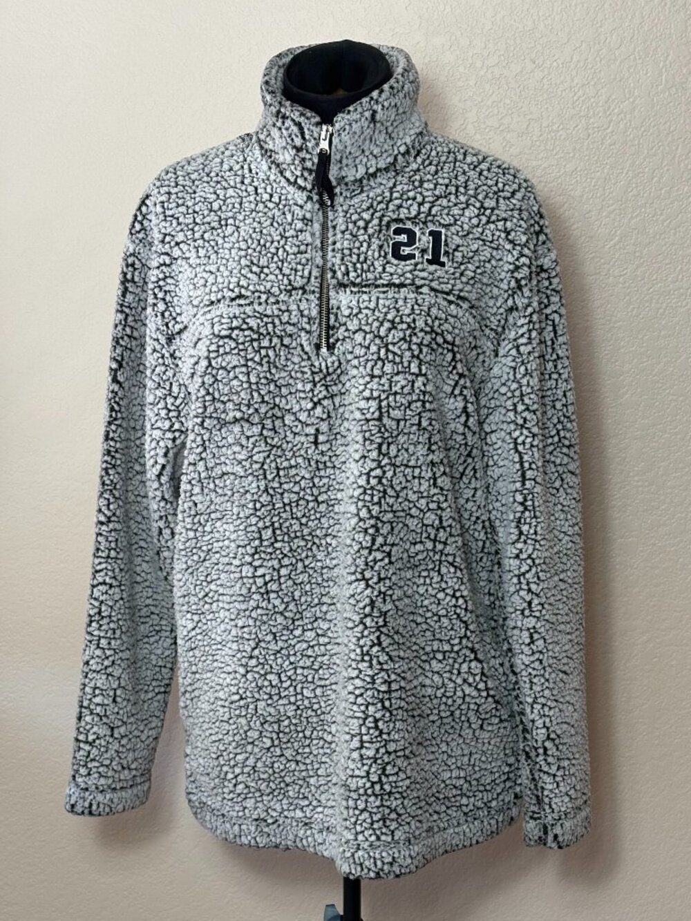 Jostens Class of 2021 Sherpa Quarter Zip Pullover M